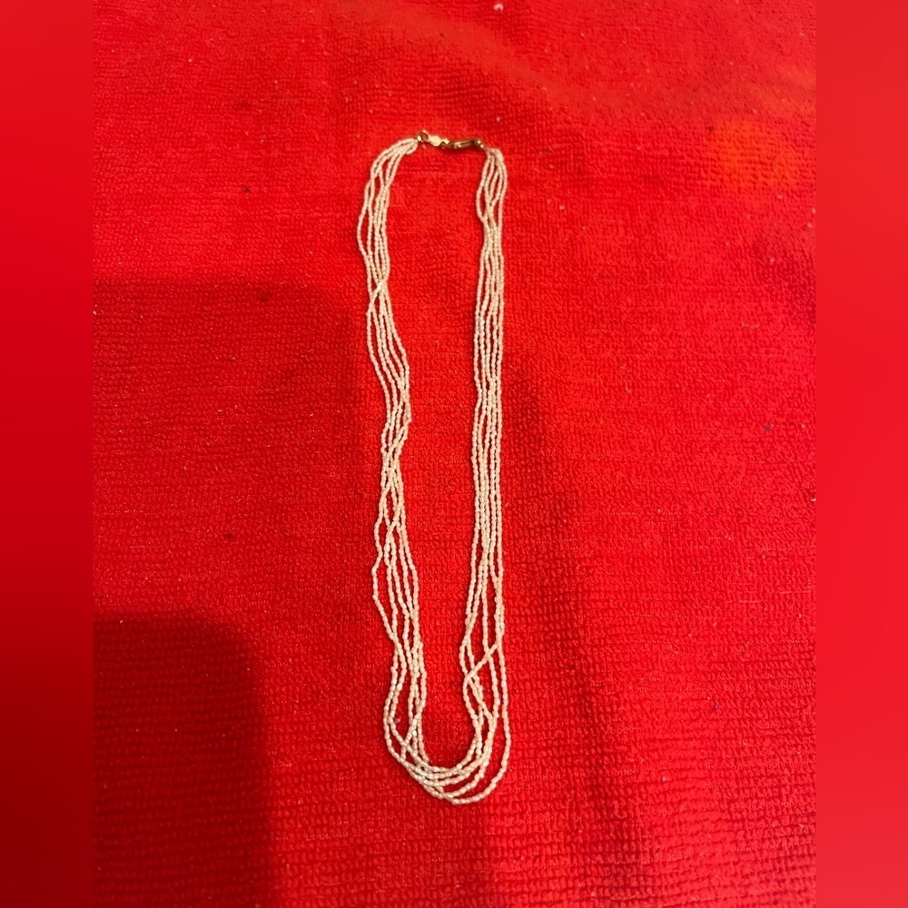Elegant women’s necklace the lack is real gold 16 inches long